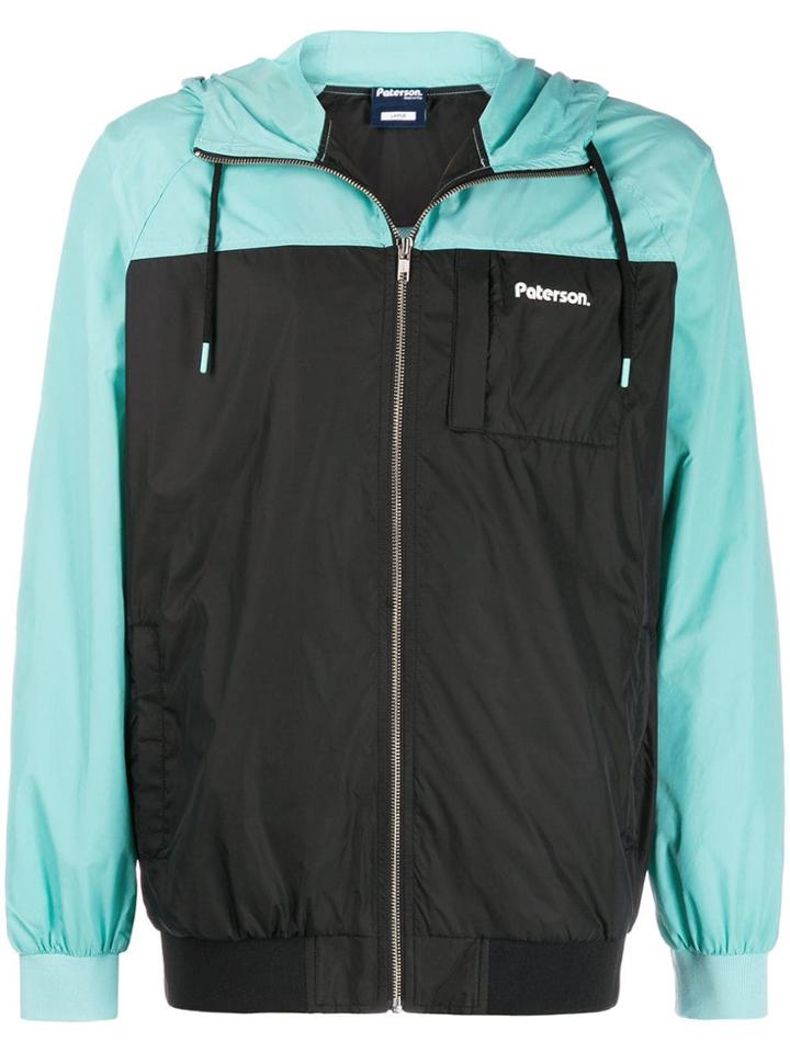 Paterson. Colour Block Windbreaker - Black