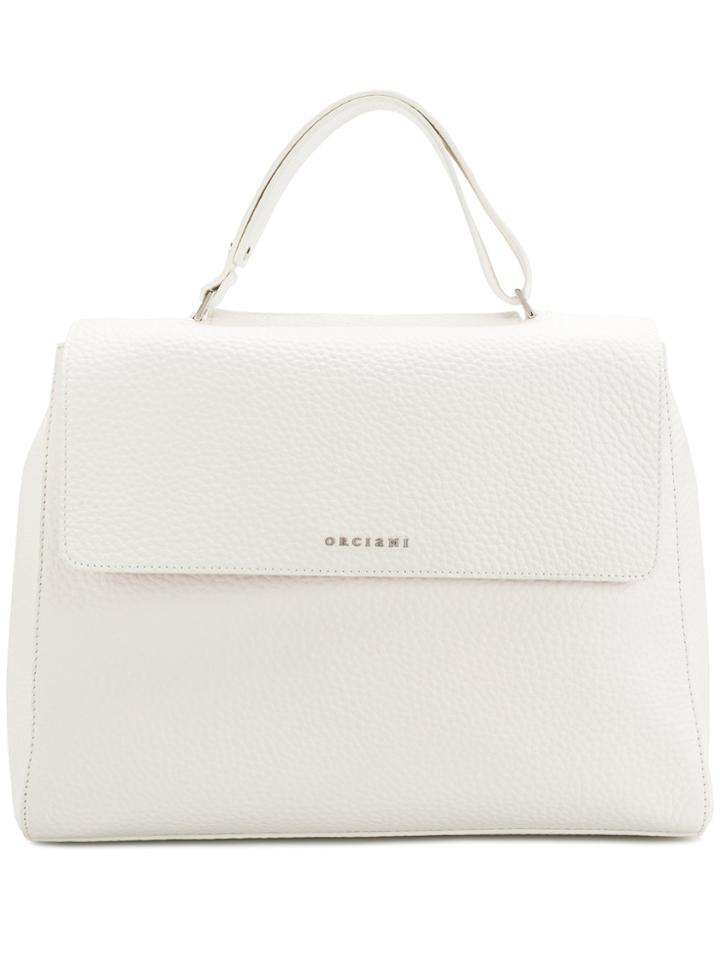 Orciani Large Tote Bag - White
