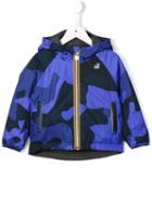 K Way Kids Camouflage Print Windbreaker, Boy's, Size: 6 Yrs