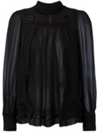 Isabel Marant - Maeva Blouse - Women - Silk - 38, Women's, Black, Silk