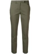 Blanca Cropped Tailored Trousers - Green