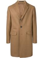 Mauro Grifoni Single-breasted Fitted Coat - Brown