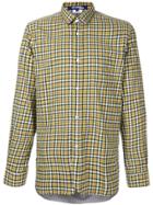 Junya Watanabe Comme Des Garçons Man Checked Shirt - Yellow & Orange