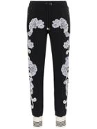 Dolce & Gabbana Lace Embellished Track Pants - Black