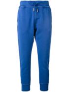 Slim Logo Track Trousers - Women - Cotton - S, Blue, Cotton, Dsquared2