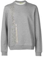 Versace Jeans Couture Studded Sweatshirt - Grey