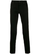 Dolce & Gabbana Logo Embroidered Trousers - Black