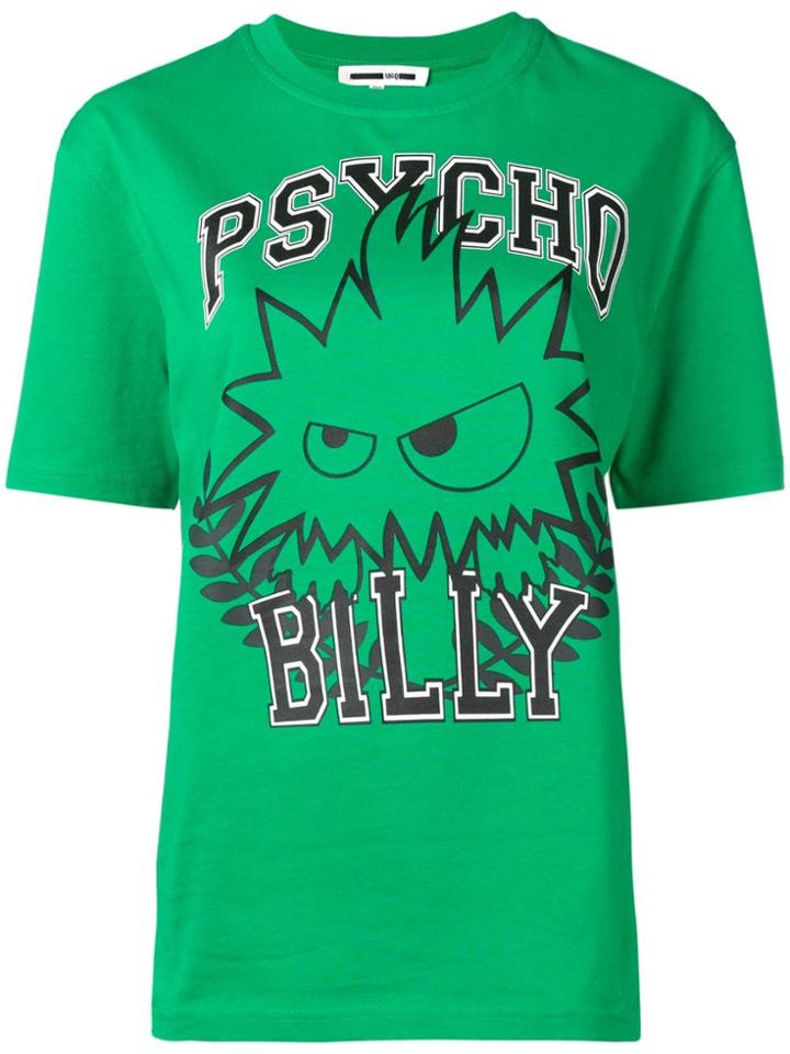 Mcq Alexander Mcqueen Psycho Billy Graphic T-shirt - Green