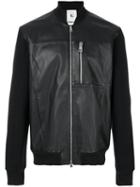 Lost & Found Rooms - Bomber Jacket - Men - Cotton/goat Skin - S, Black, Cotton/goat Skin