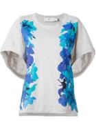 Adidas By Stella Mccartney Essentials Blossom T-shirt, Women's, Size: S, Grey, Cotton