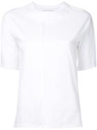 08sircus Stitch Detail T-shirt, Women's, Size: 0, White, Cotton