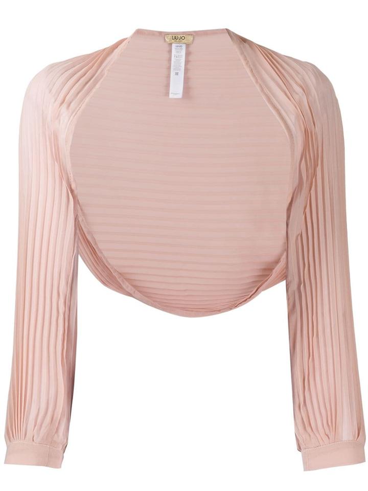 Liu Jo Pleated Bolero - Pink