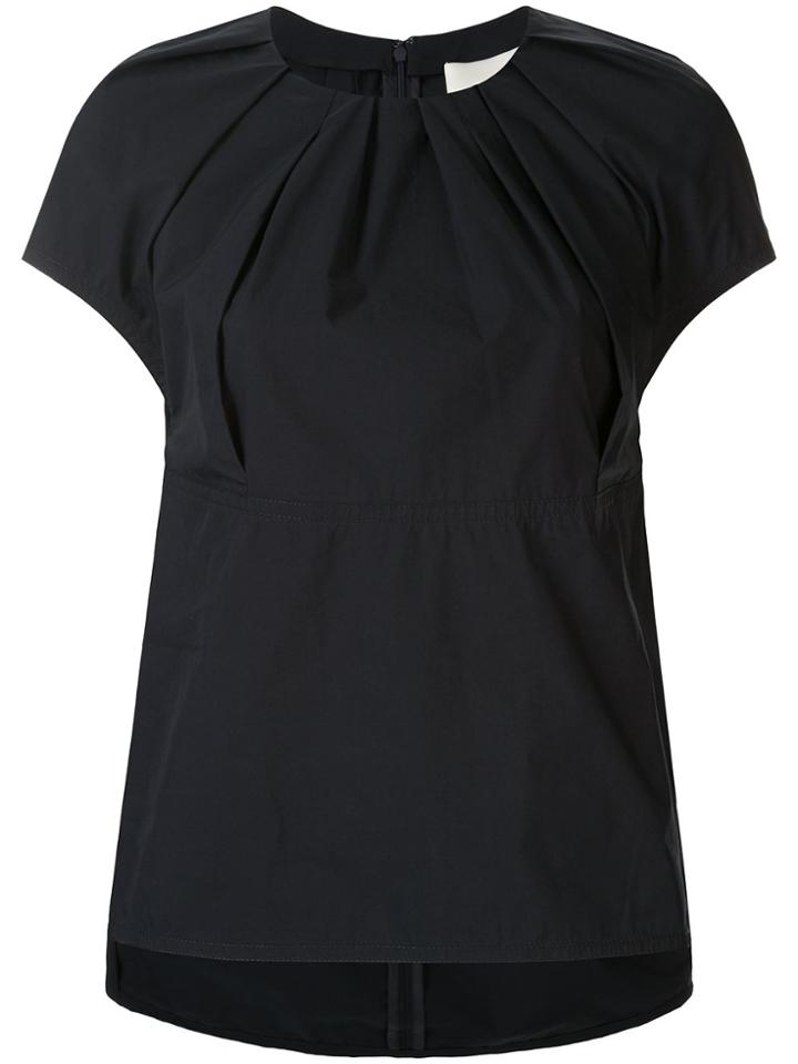 3.1 Phillip Lim Ruched Detail Oversized Blouse - Blue