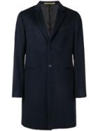 Ps Paul Smith Single Breasted Coat - Blue