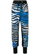 No Ka' Oi Zebra Print Track Trousers - Black