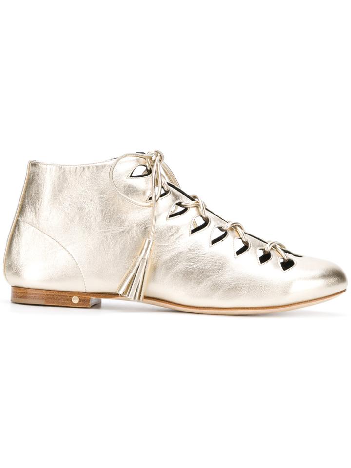 Laurence Dacade Lace Up Shoes - Nude & Neutrals