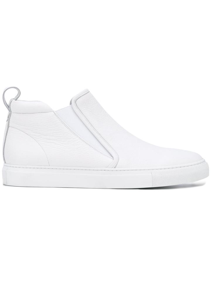 Aiezen Slip-on Sneaker Boots - White