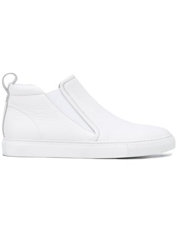 Aiezen Slip-on Sneaker Boots - White