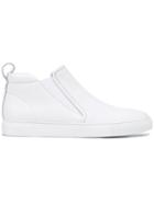 Aiezen Slip-on Sneaker Boots - White