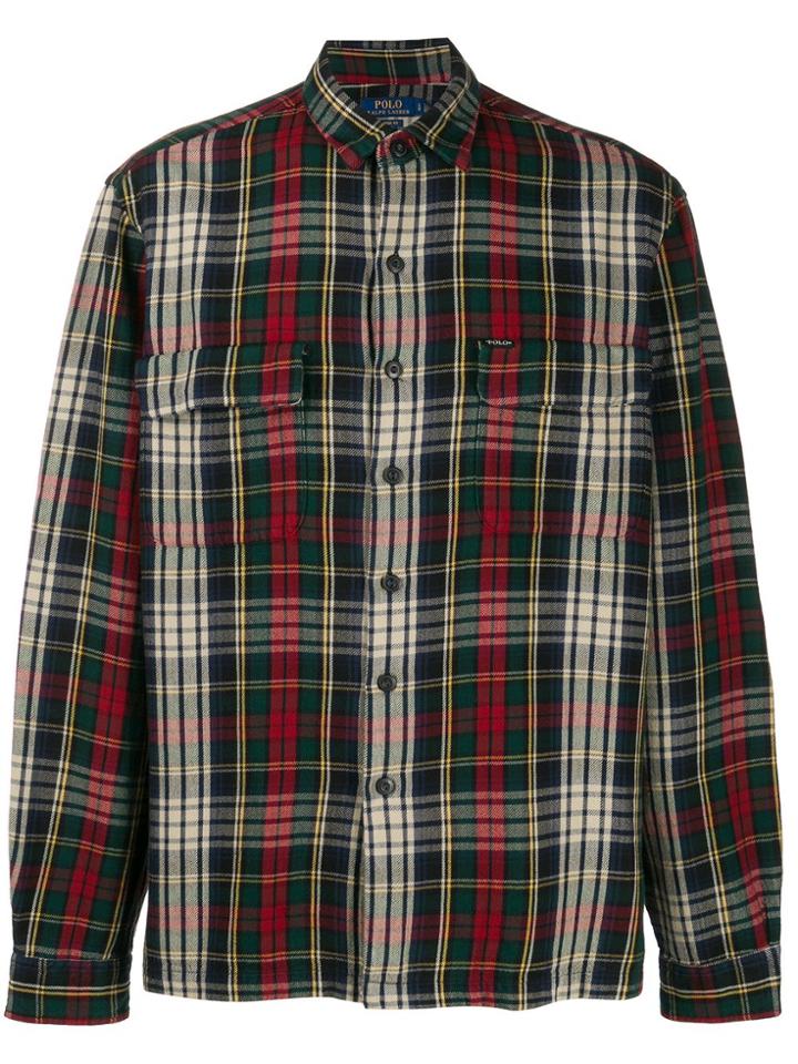 Polo Ralph Lauren Long Sleeved Checked Shirt - Green