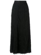 Talie Nk Lace Maxi Skirt, Women's, Size: 38, Black, Polyimide
