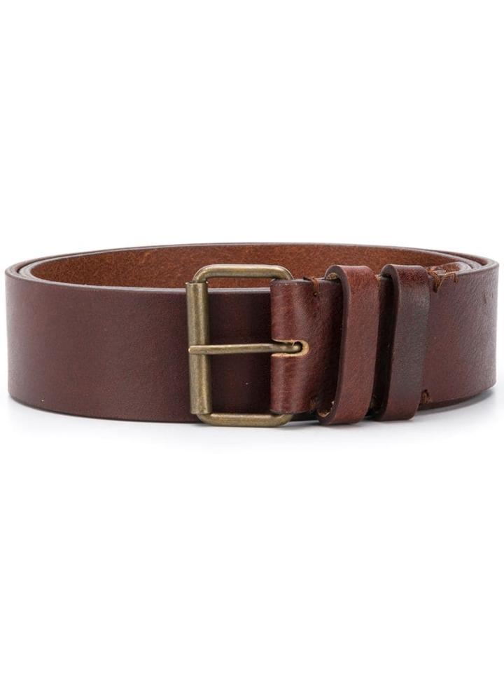Ami Paris Large Belt - Brown