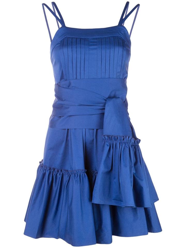 Alexis Short Flared Dress - Blue