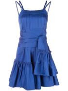 Alexis Short Flared Dress - Blue