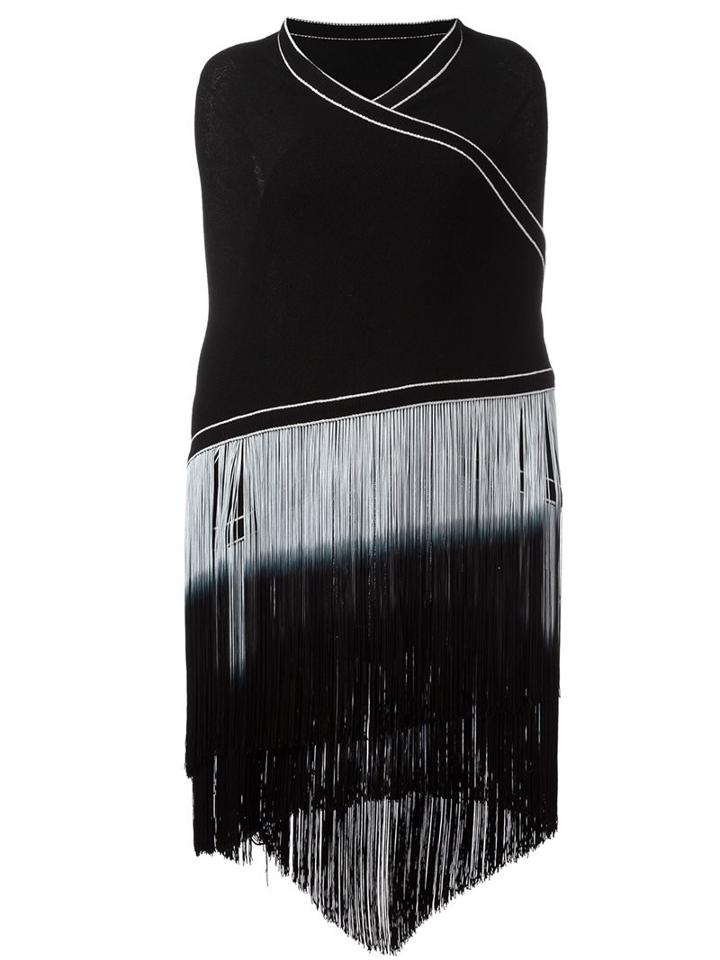 Antonia Zander 'triangolo' Cape, Women's, Black, Viscose/cashmere