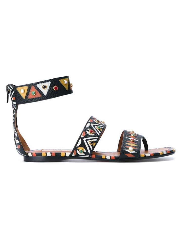 Valentino Garavani Hand Painted Thong Sandals