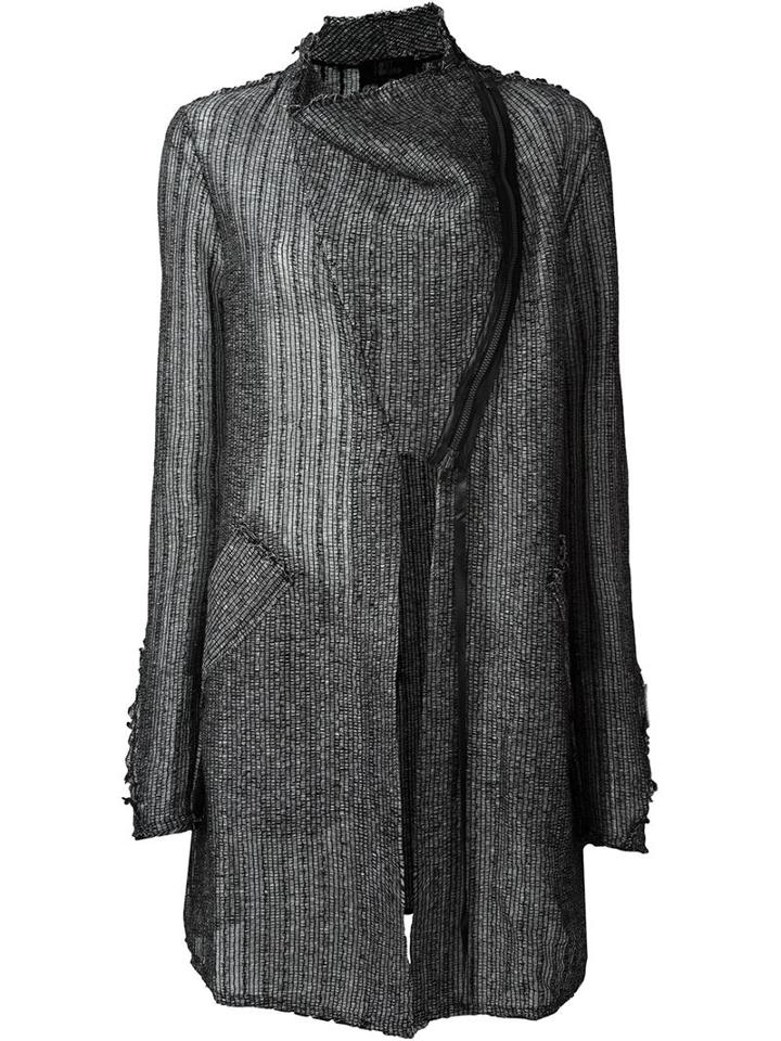 Lost & Found Ria Dunn Knitted Card-coat, Women's, Size: Small, Black, Linen/flax/viscose/cotton/cotton