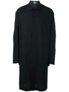 Lost & Found Ria Dunn Long Fit Semi Sheer Button Down Shirt, Men's, Size: Large, Black, Cotton