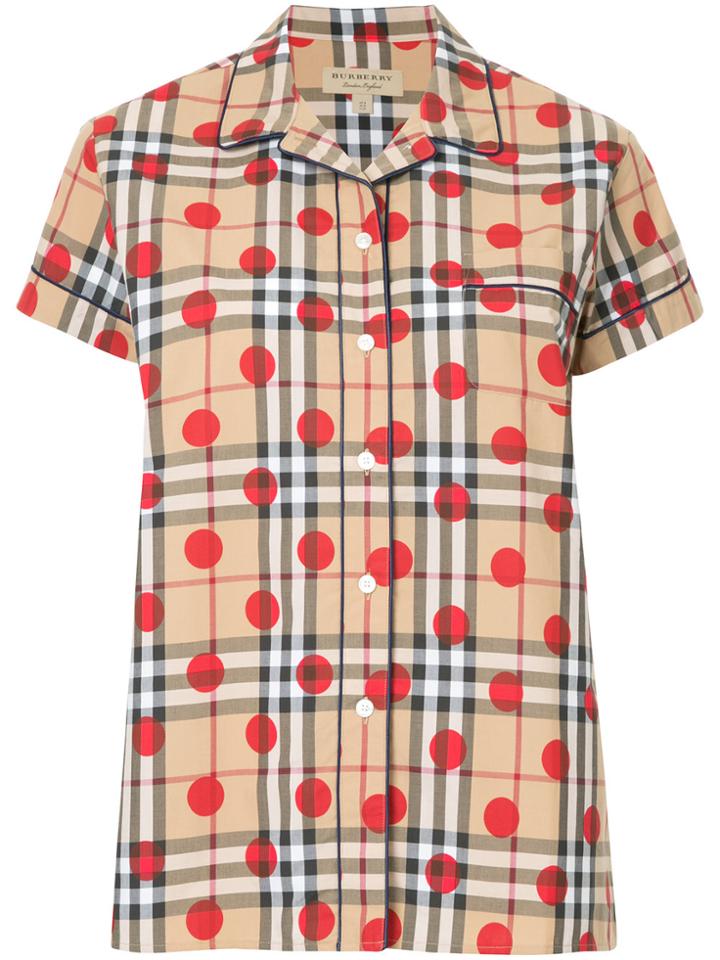 Burberry Spotted House Check Shirt - Multicolour