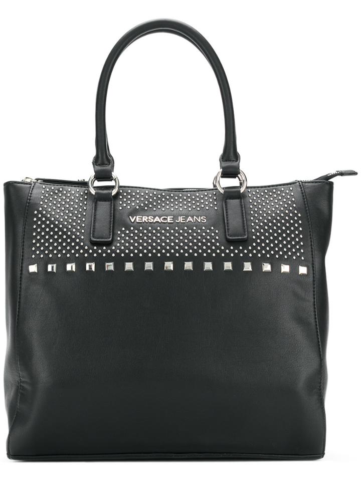 Versace Jeans Studded Tote Bag - Black