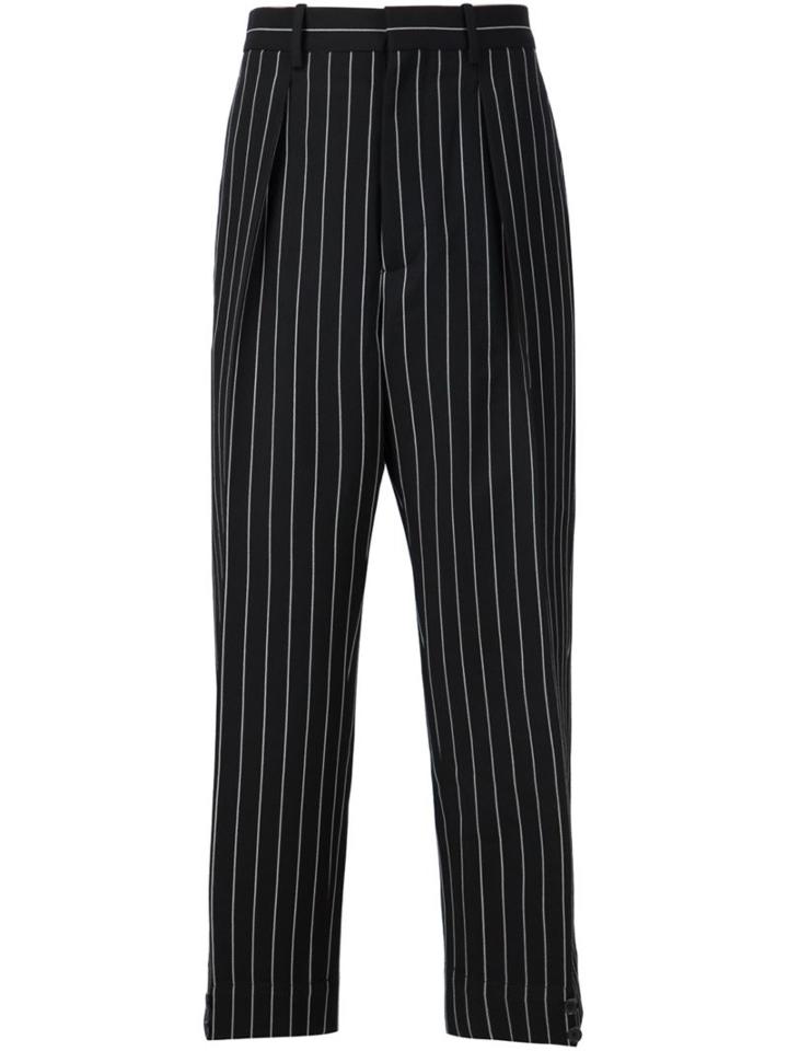 Marni Striped Front Pleat Trousers