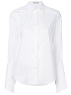 Palmer / Harding Pleated Front Shirt - White