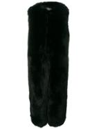 Meteo By Yves Salomon Sleeveless Coat - Black