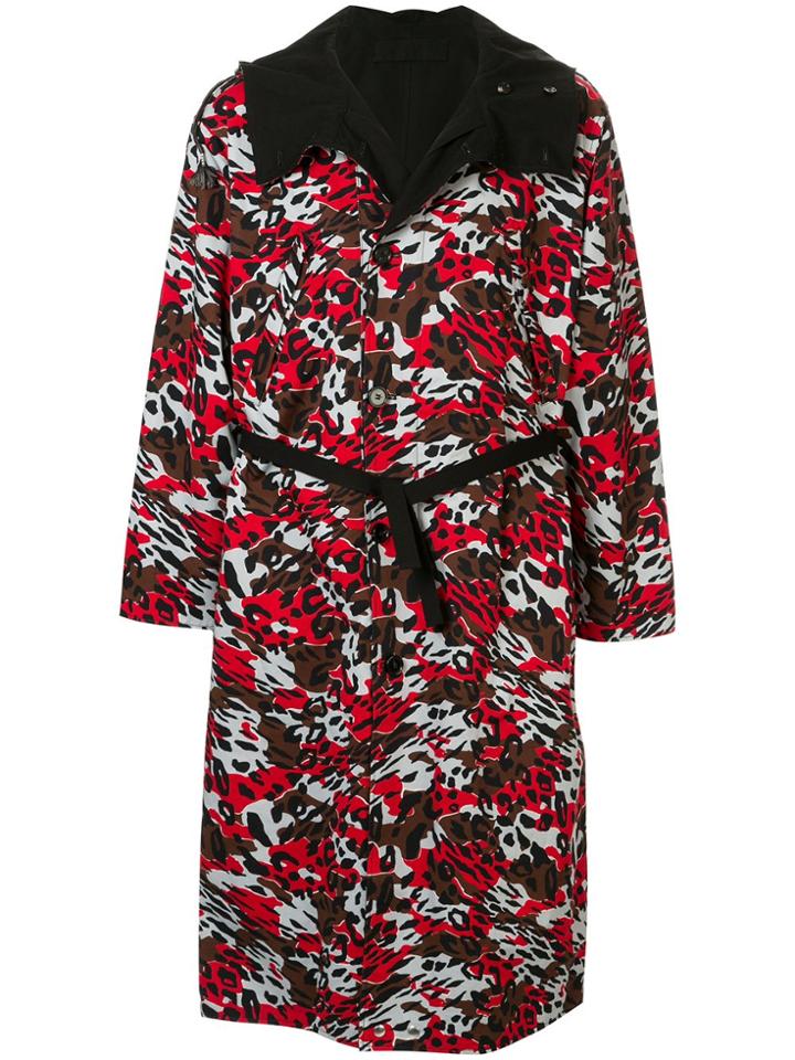 Marni Hooded Midi Coat - Black