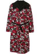Marni Hooded Midi Coat - Black