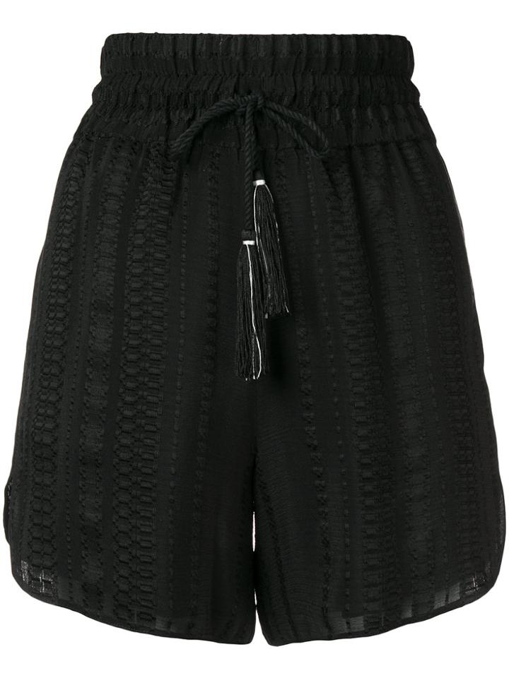 Zeus+dione Paxi Elasticated Waistband Shorts - Black