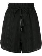 Zeus+dione Paxi Elasticated Waistband Shorts - Black