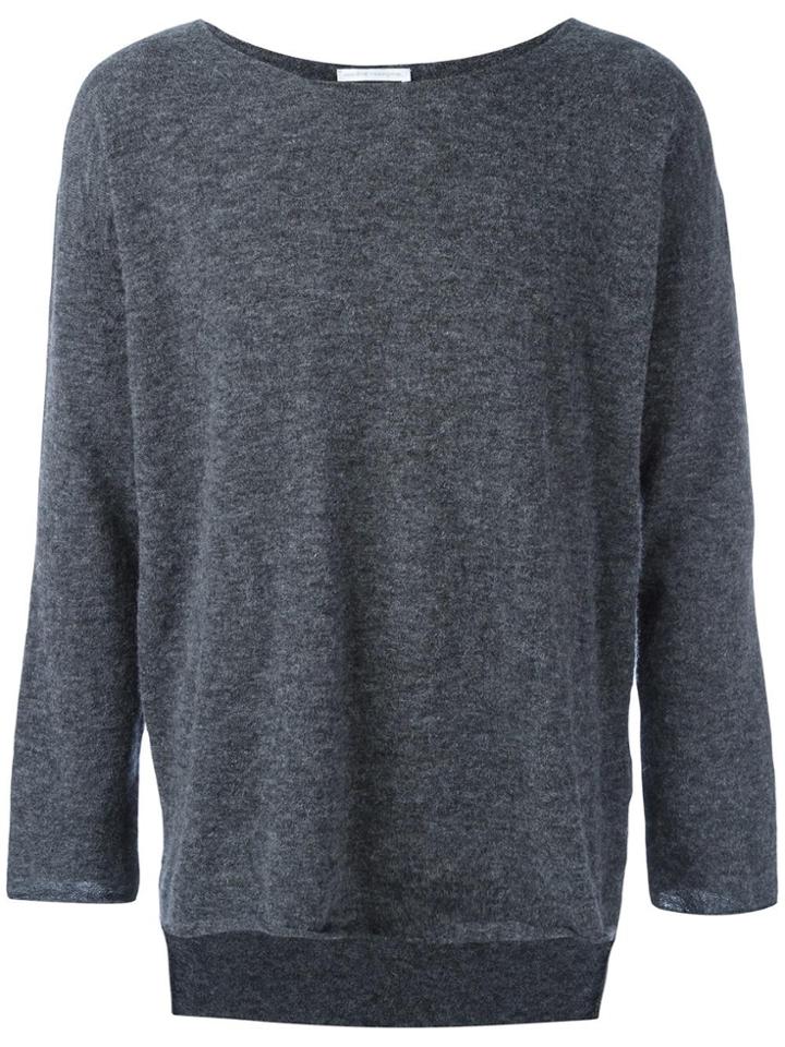 Société Anonyme Raw Edge Tail Hem Jumper - Grey