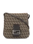 Fendi Pre-owned Monogram Crossbody Bag - Brown