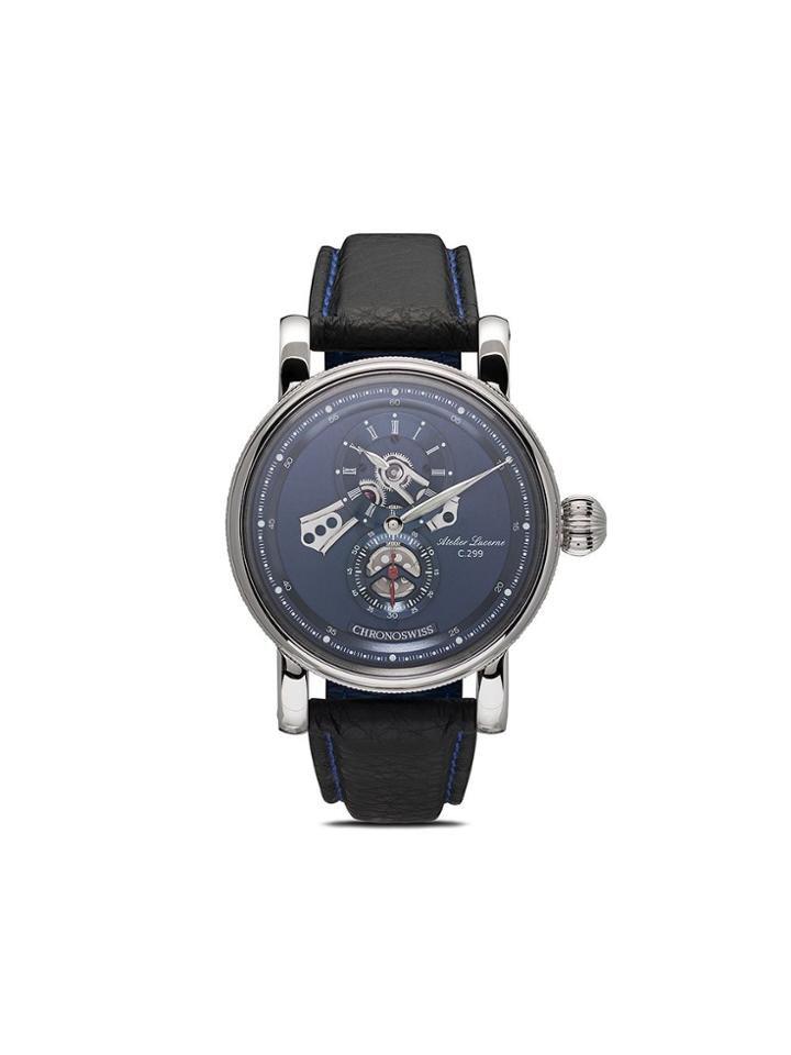 Chronoswiss Flying Regulator Open Gear 41mm - Blue