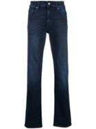 7 For All Mankind Luxe Performance Straight Leg Jeans - Blue