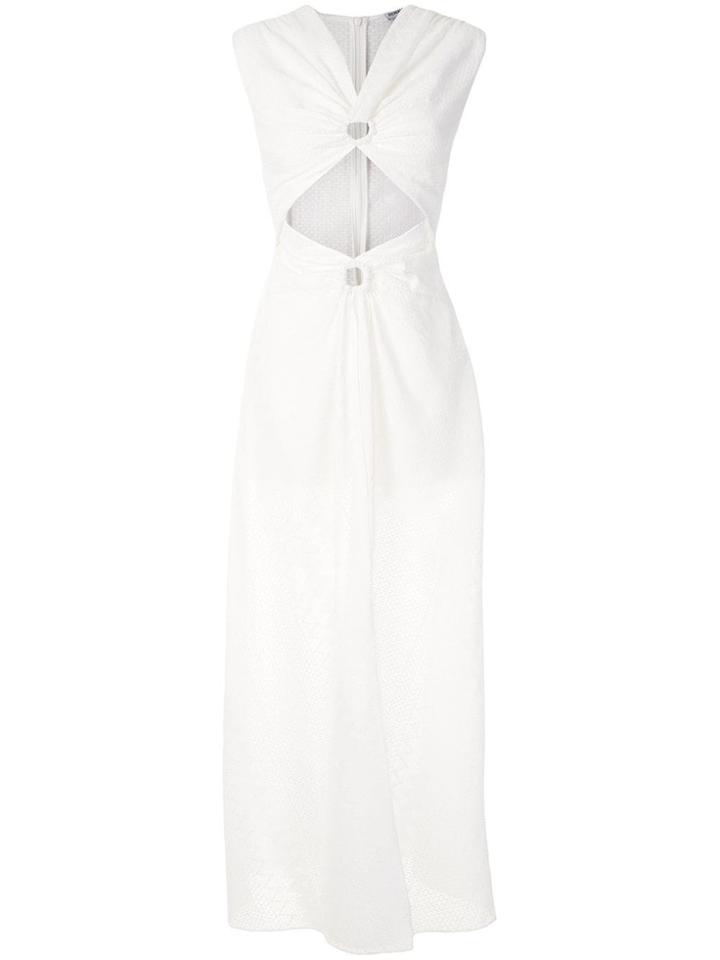 Reinaldo Lourenço Textured Maxi Dress - White