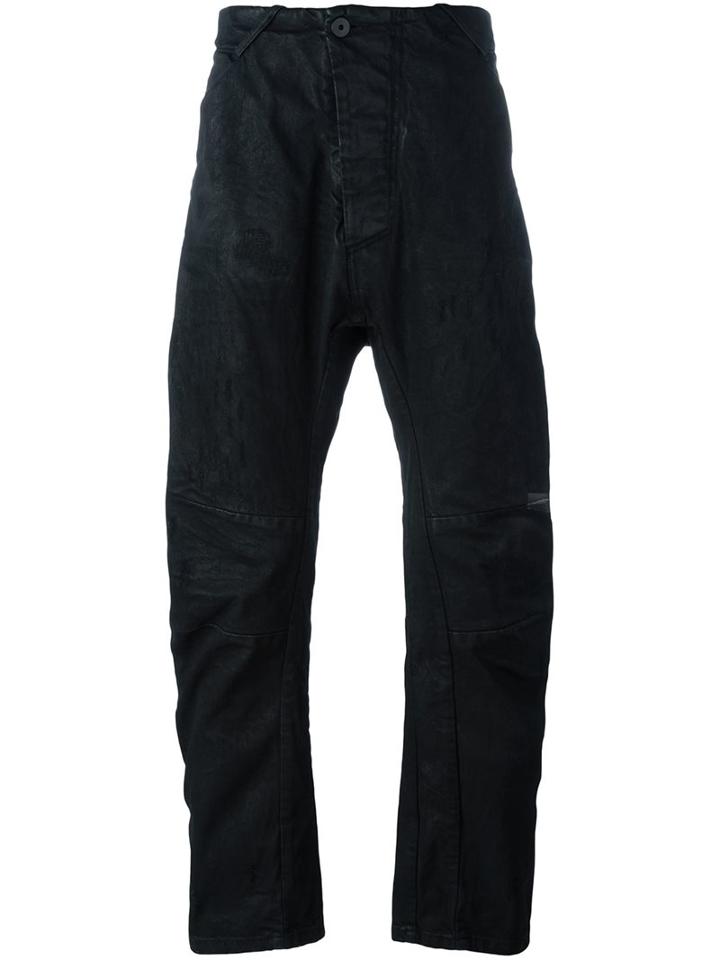 11 By Boris Bidjan Saberi Destroyed Loose Fit Trousers