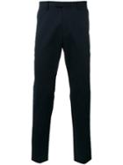 Gucci Straight-leg Trousers, Men's, Size: 52, Blue, Cotton/spandex/elastane
