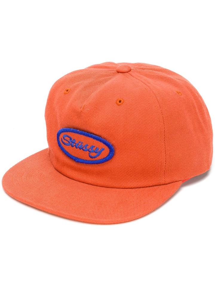 Stussy Logo Patch Cap - Yellow & Orange