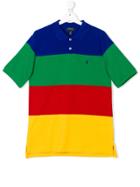 Ralph Lauren Kids Block Stripe Polo Shirt - Multicolour